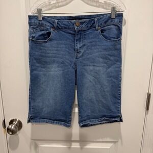 1822 Denim Women Denim Shorts Blue Mid Rise 16